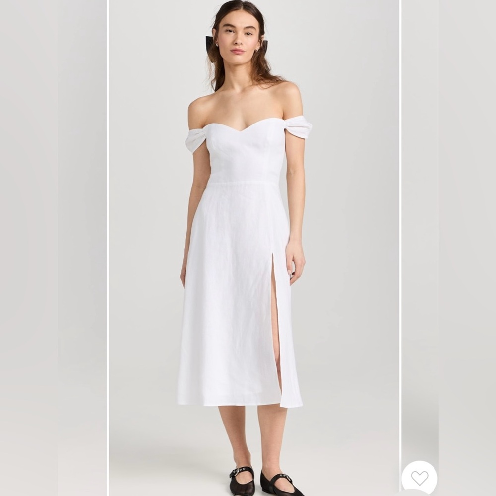 BNWT Reformation Bridgton linen dress.  Stunning!